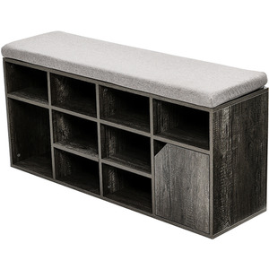 Lifeideas Shoe Storage Bench with Soft Cushion