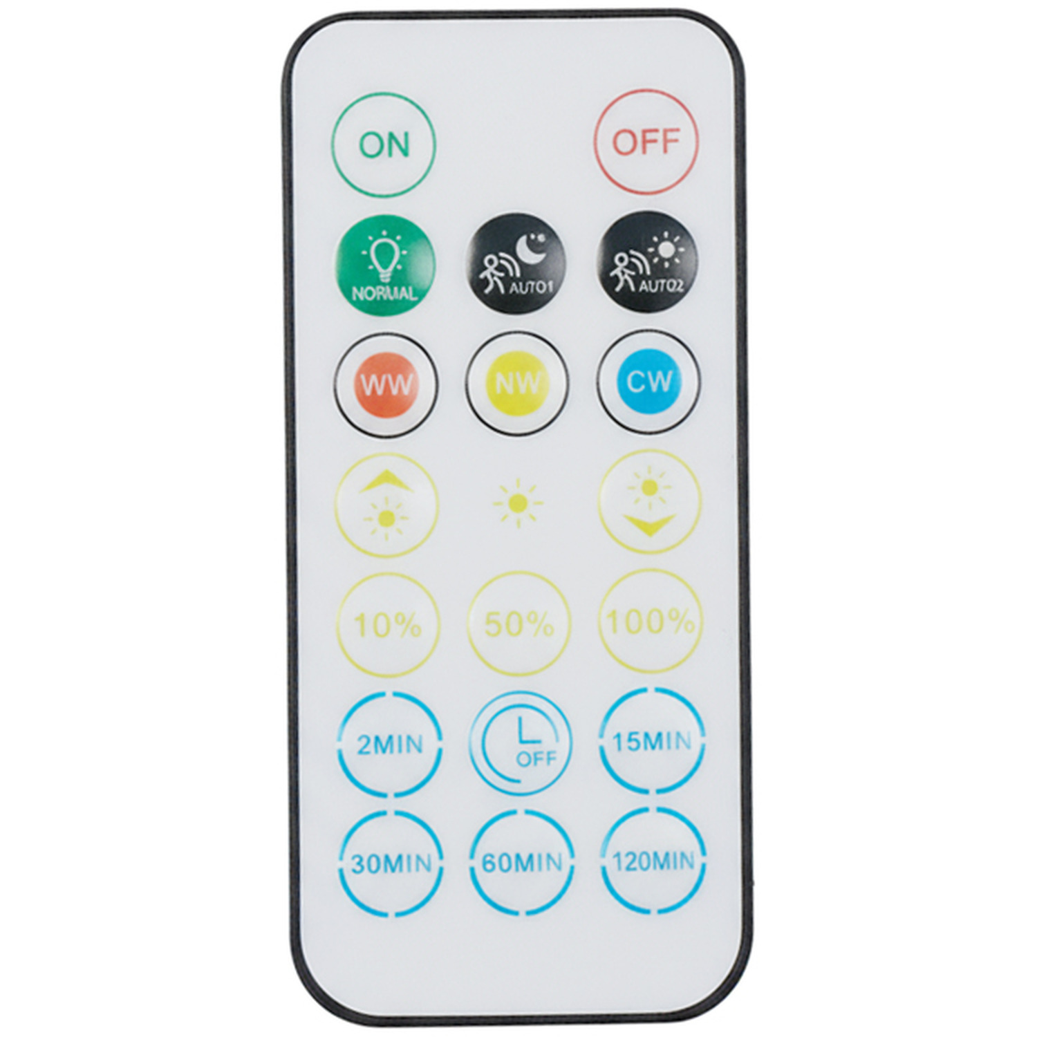 Rechargeable Led Motion Sensor Ceiling Light With Remote Control - White