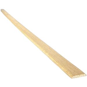 Snowdon Timber Hardwood White Oak D-Shape Moulding (T) 4mm (W) 21mm (L) 2400mm