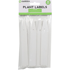 Pack of 50 White Plant Labels