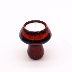 Vampire Red Mushroom Flip Candle Holder Stylish Table Decor Tealight Stand