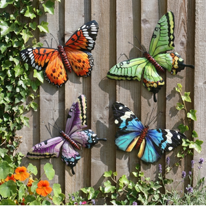 Butterfly Metal Fence Wall Decoration