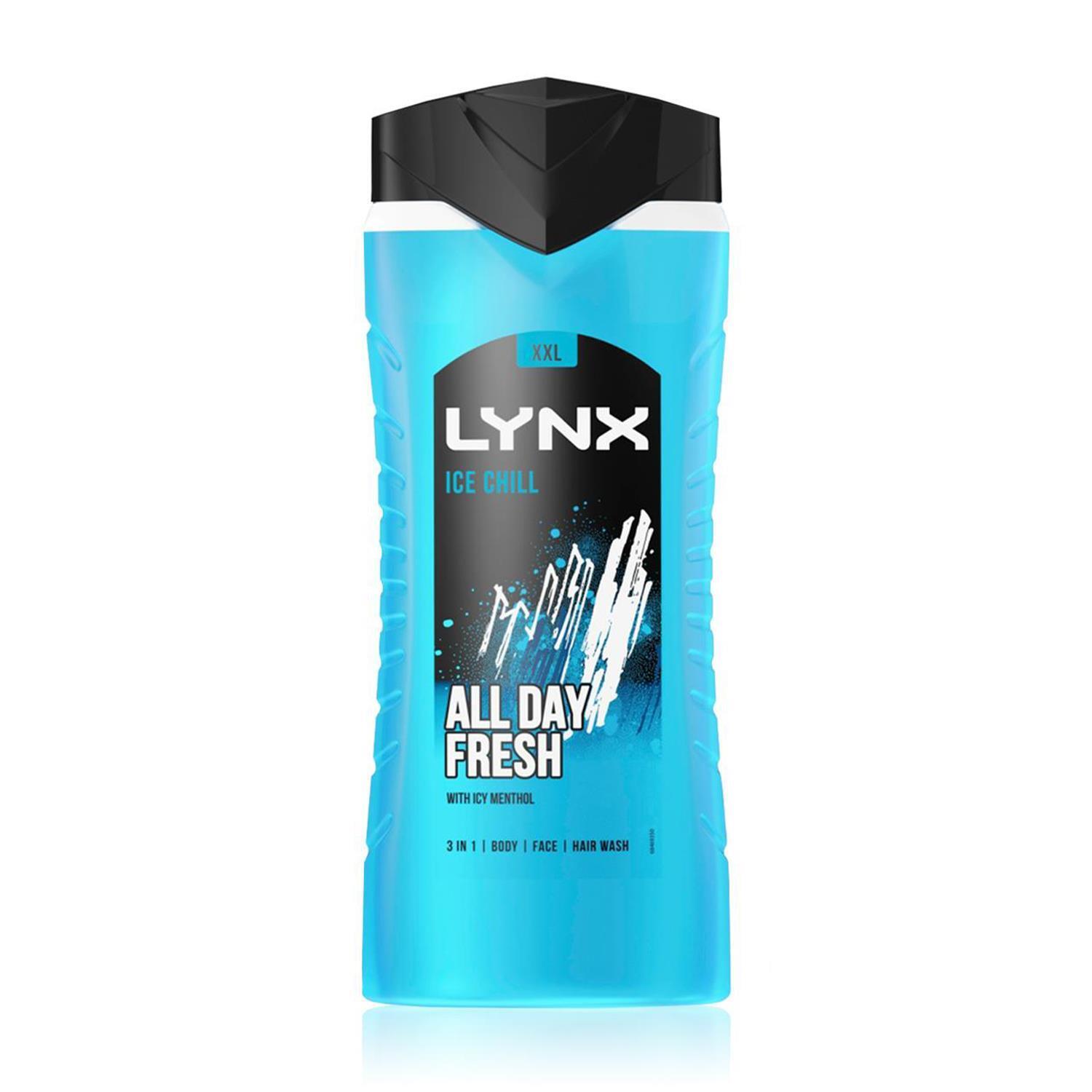 Lynx Ice Chill 12H Refreshing Fragrance Shower Gel Bodywash, 6X 500Ml - Image 6