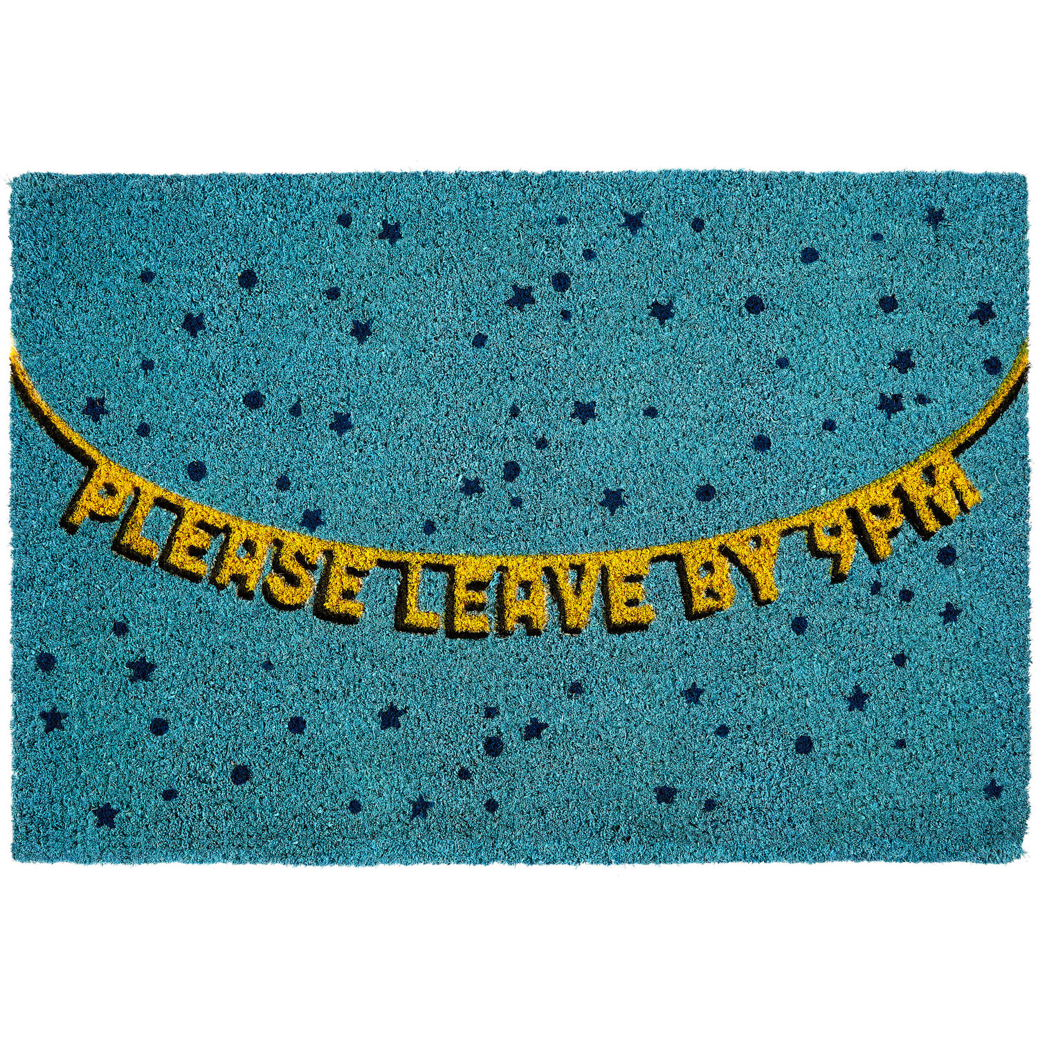 Filta Please Leave by 9pm Doormat - Multicolour