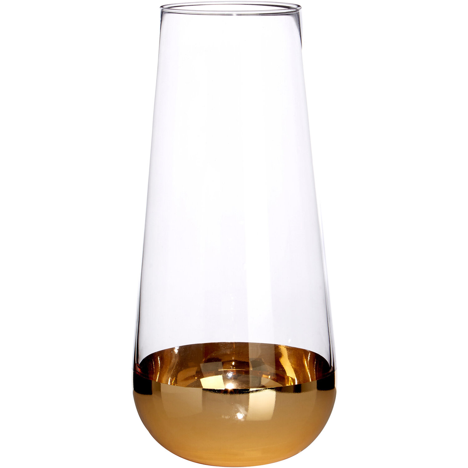 Verre Glass Vase. - Glass 100%
