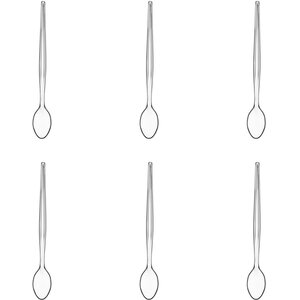Interiors by Premier Durable Set Of Six Clear Plastic Sundae Spoons