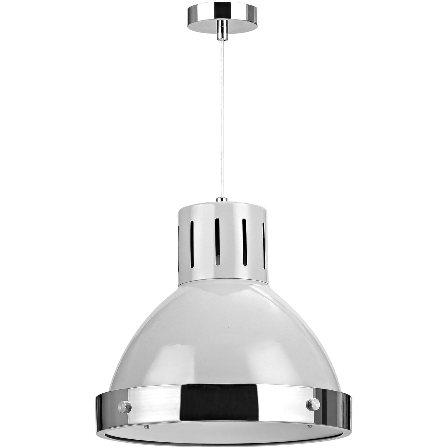Vermont Flint Grey Bell Shaped Pendant Light - Grey