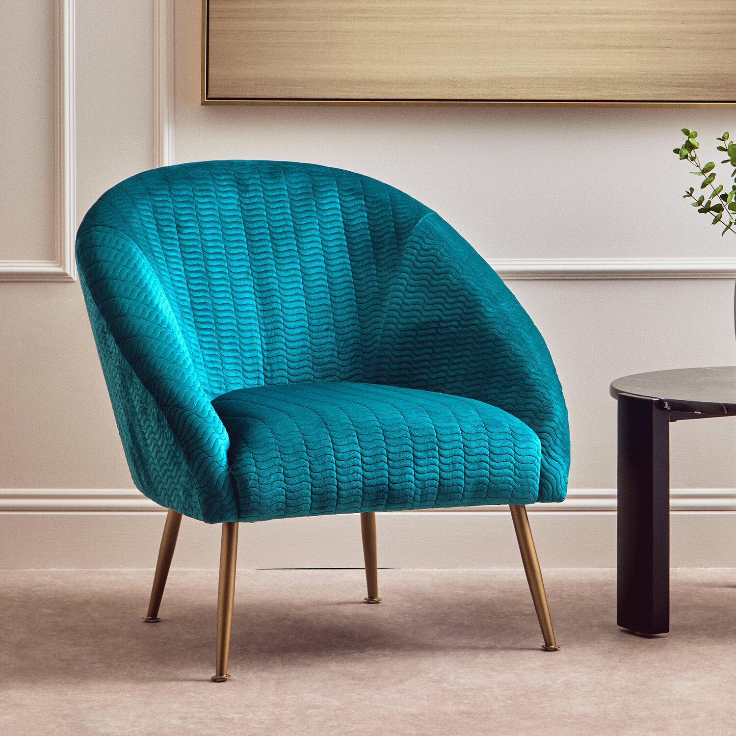 Tania Blue Occasional Chair - Blue