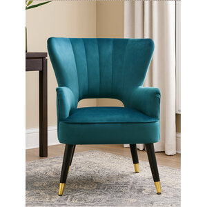 Sloan Green Velvet Armchair