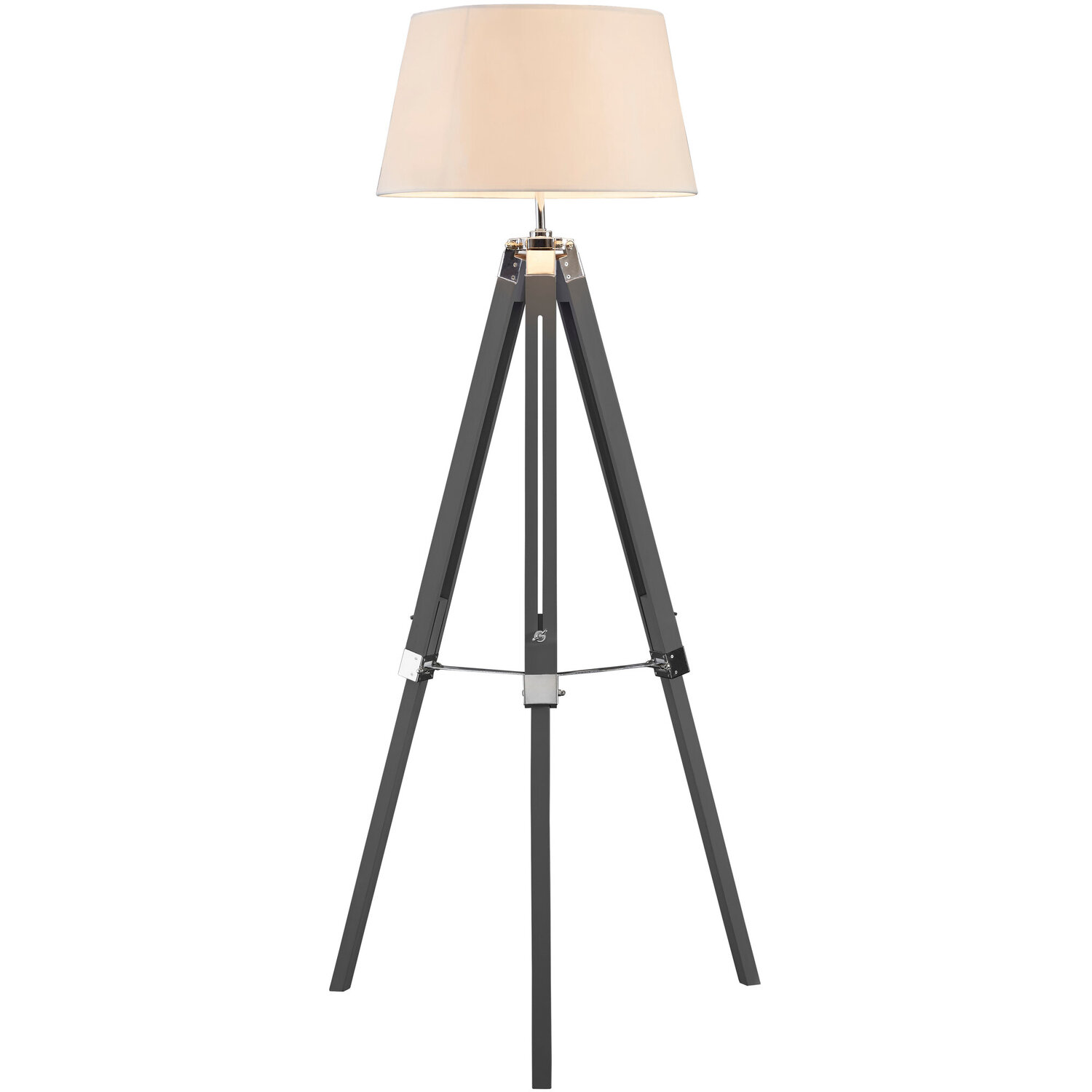 Bailey Grey Tripod Floor Lamp - Grey