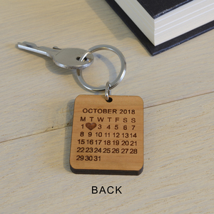 Personalised The Day You Became My . . . Photo Upload Key Ring