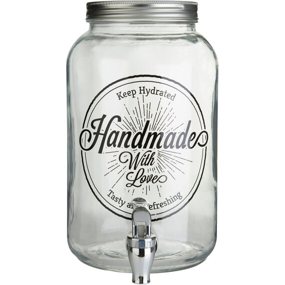 Lea Glass Drinks Dispenser 3500ml