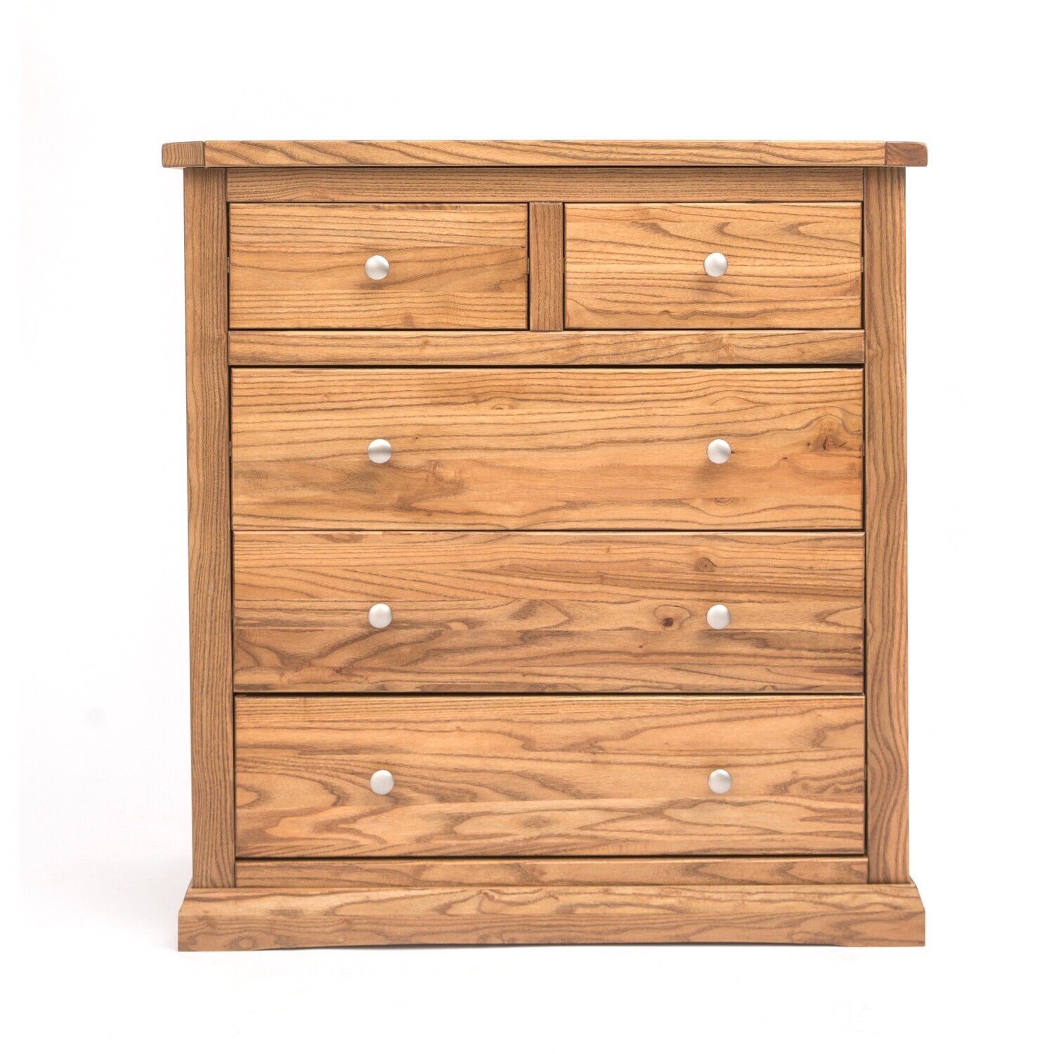 Cabinet Bits Salerno 23 Drawer Chest Of Drawers - Light Brown / Chrome
