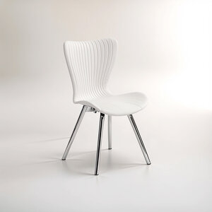 Stockholm White  Textured Dining Chair