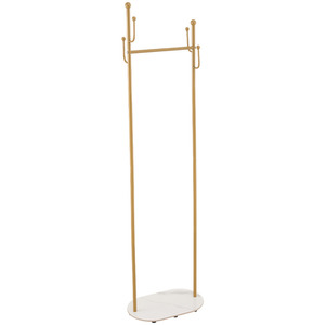 Modern Clothes Rack with Marble Effect Base