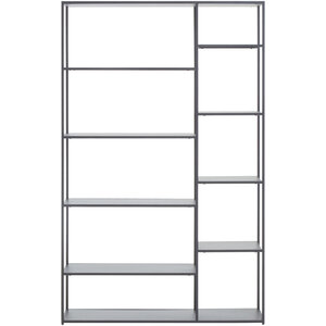 Acero Grey Metal Multi Shelf Unit