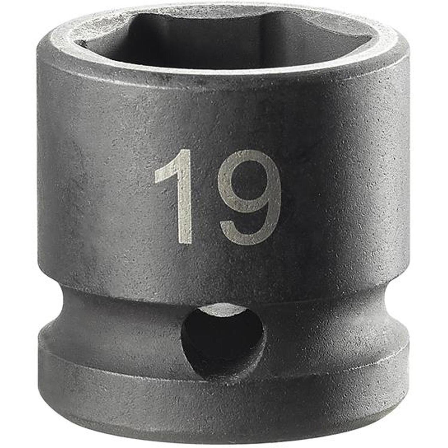 Facom Nss.19a 6-Point Stubby Impact Socket 1/2In Drive 19Mm - Image 4