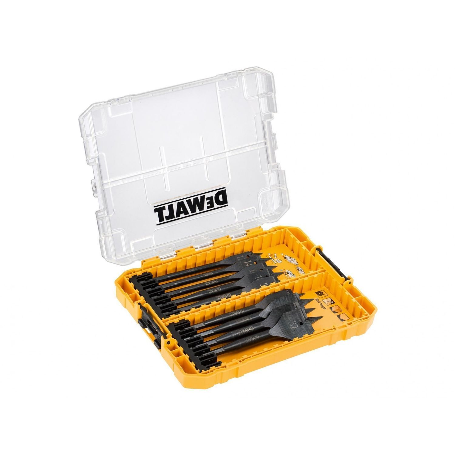 Dewalt Power Tools Dt70751 Extreme Flat Bit Set, 9 Piece - Multi Colour