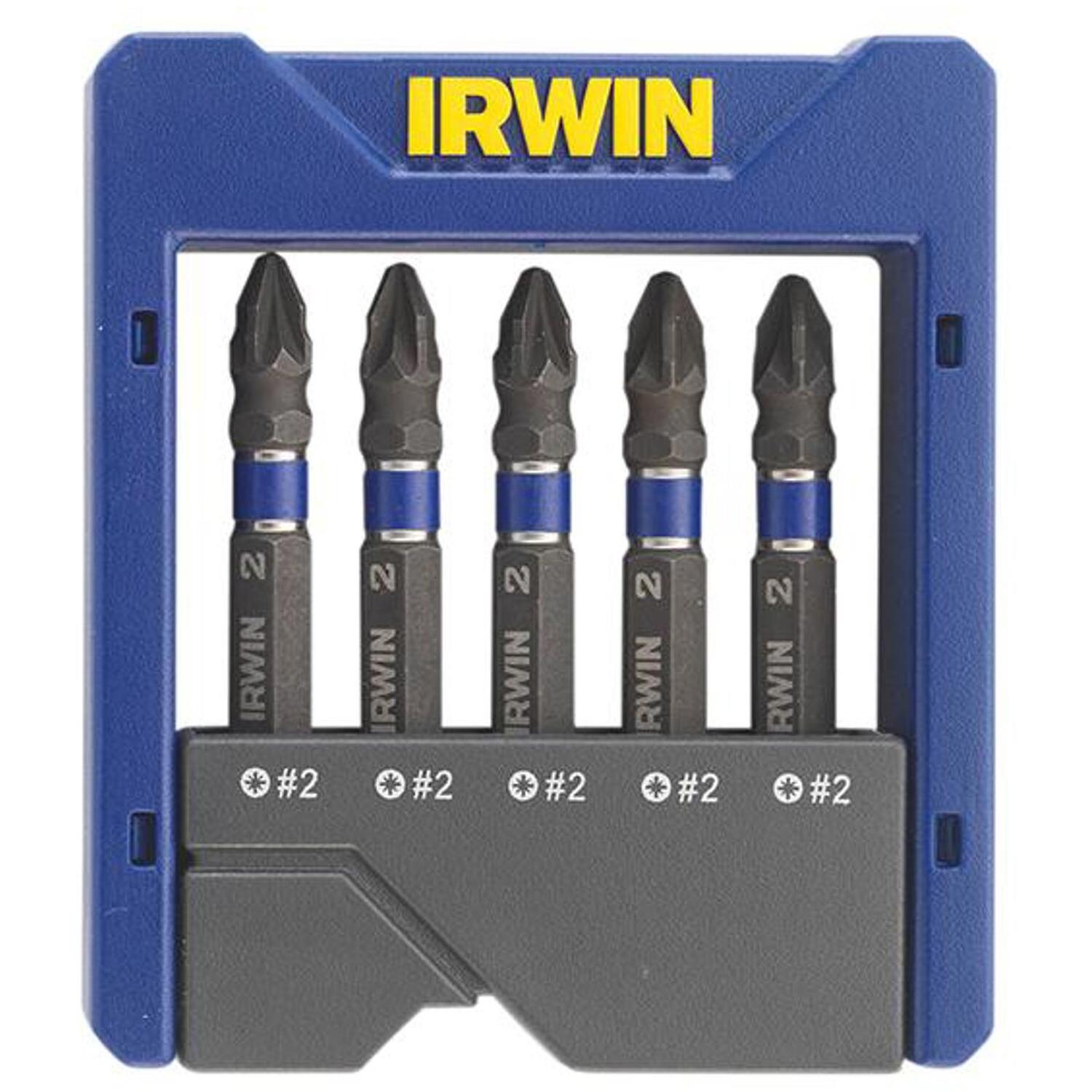 IRWIN® Pozidriv Impact Screwdriver Pocket Bit Set, 5 Piece IRW1923435 - Image 7