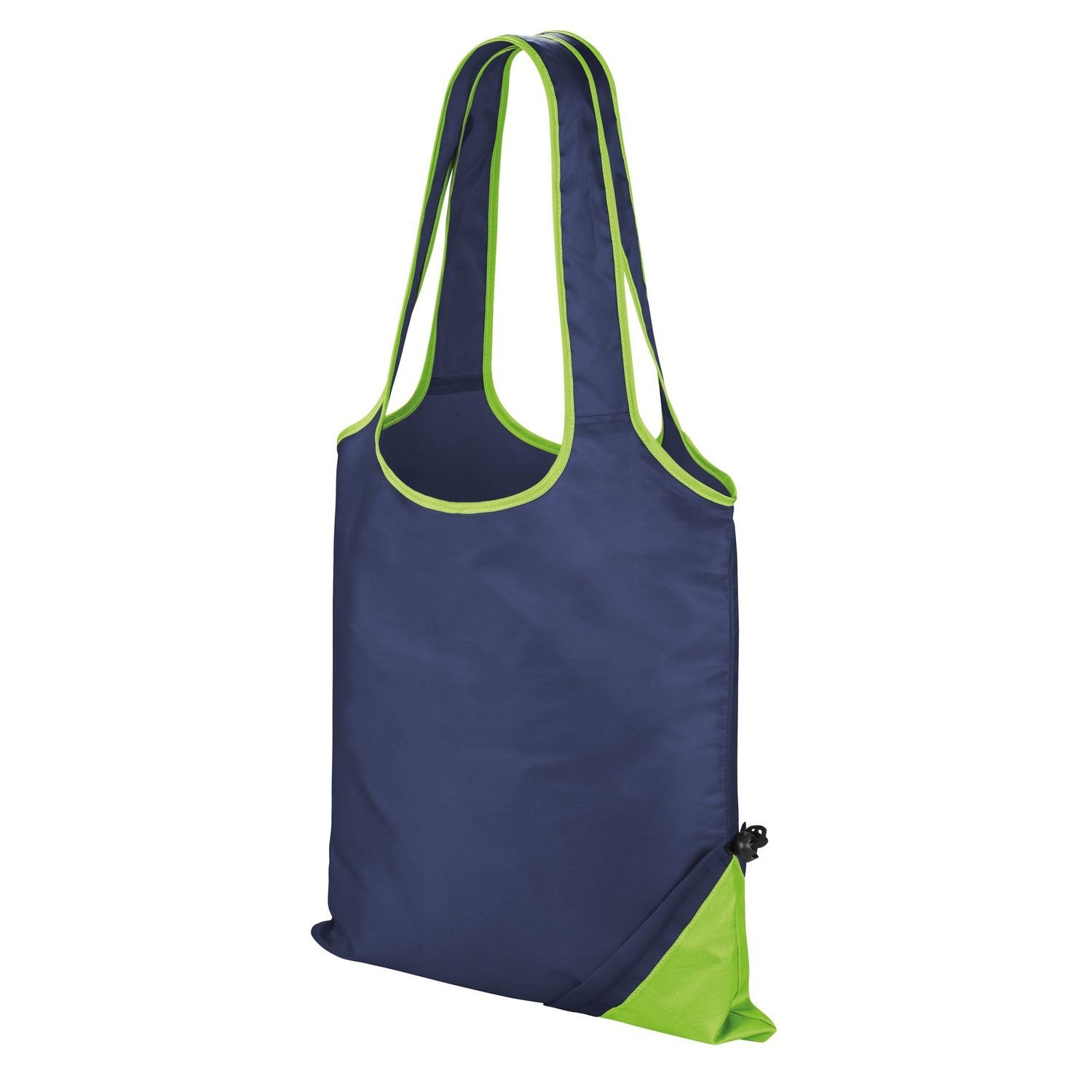 Result Core Compact Shopping Bag (Pack Of 2) - Navy/Lime