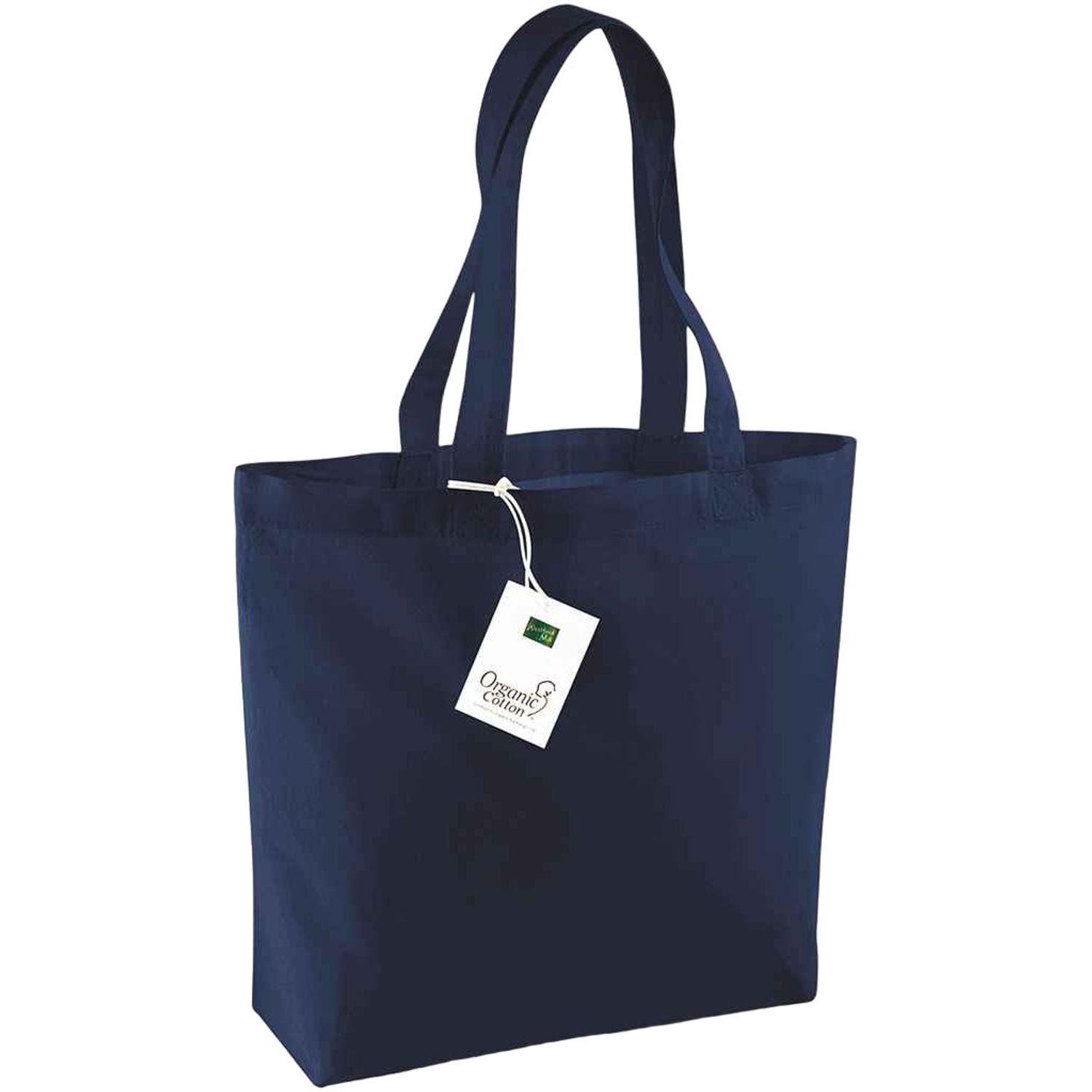 Westford Mill Organic Cotton 16L Shopper Bag - Navy