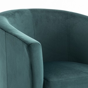 Dark Green Bedford Small Padded Curved Back Tub Chair shot 16028234