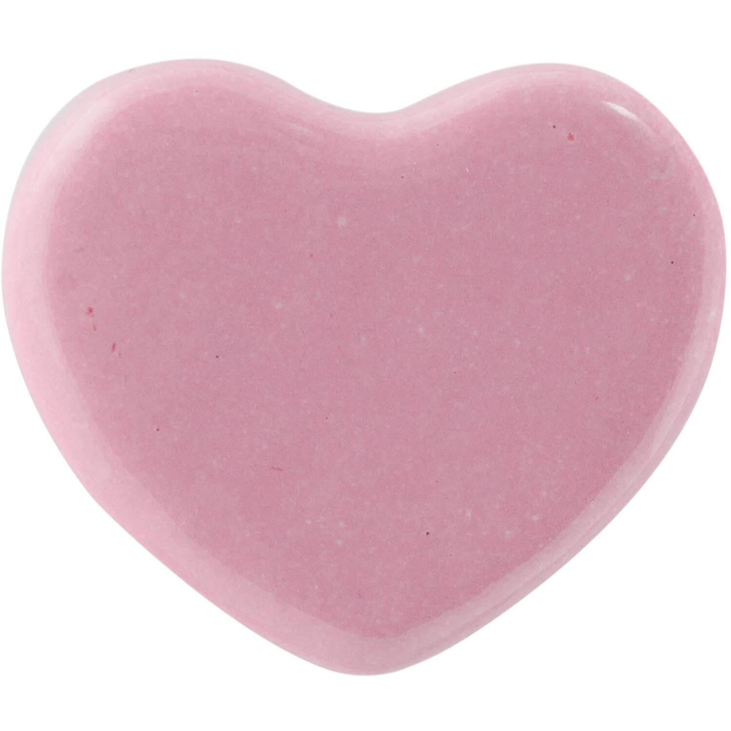 Nicola Spring Ceramic Cabinet Knobs - Pink Heart / 12