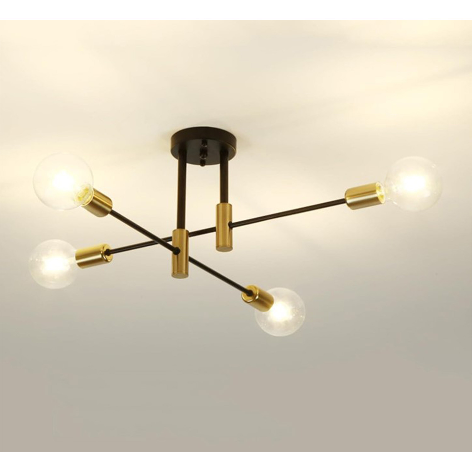 The Bath Plus Tb+ Ceiling Light Gold And Black - Black And Gold