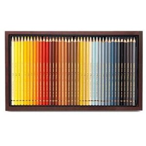 Caran d'Ache Pablo 120 Water-Resistant Colour Pencils - Wooden Box