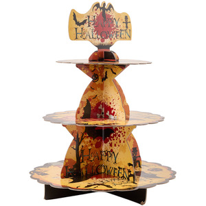 Lifeideas 3 Tier Halloween Bat Cupcake Display Stand