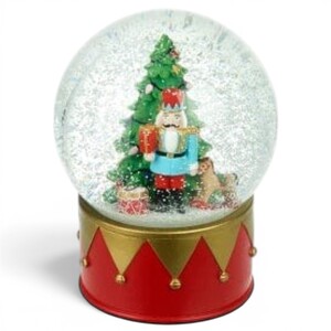 Winter Nutcracker Scene Snow Globe