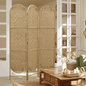 HOMCOM 3-Panel Folding Freestanding Privacy Screen