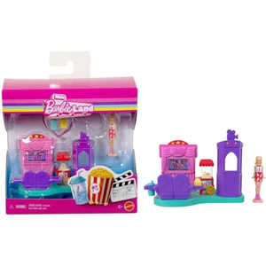 Barbie Mini Land Doll Playset Movie Theater