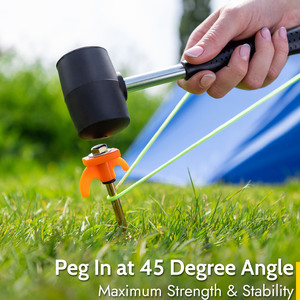 Trail Screw Tent Pegs Kit - 20 Pegs
