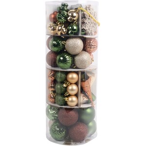 Pack of 100 Amber Charm Festive Baubles