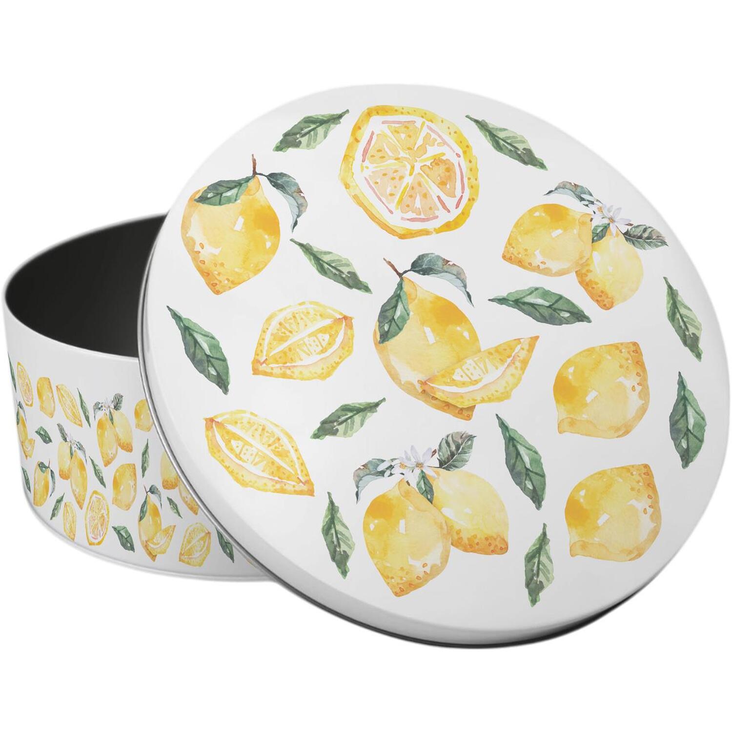 Image of Lemons Small Cake Tin - Multicoloured