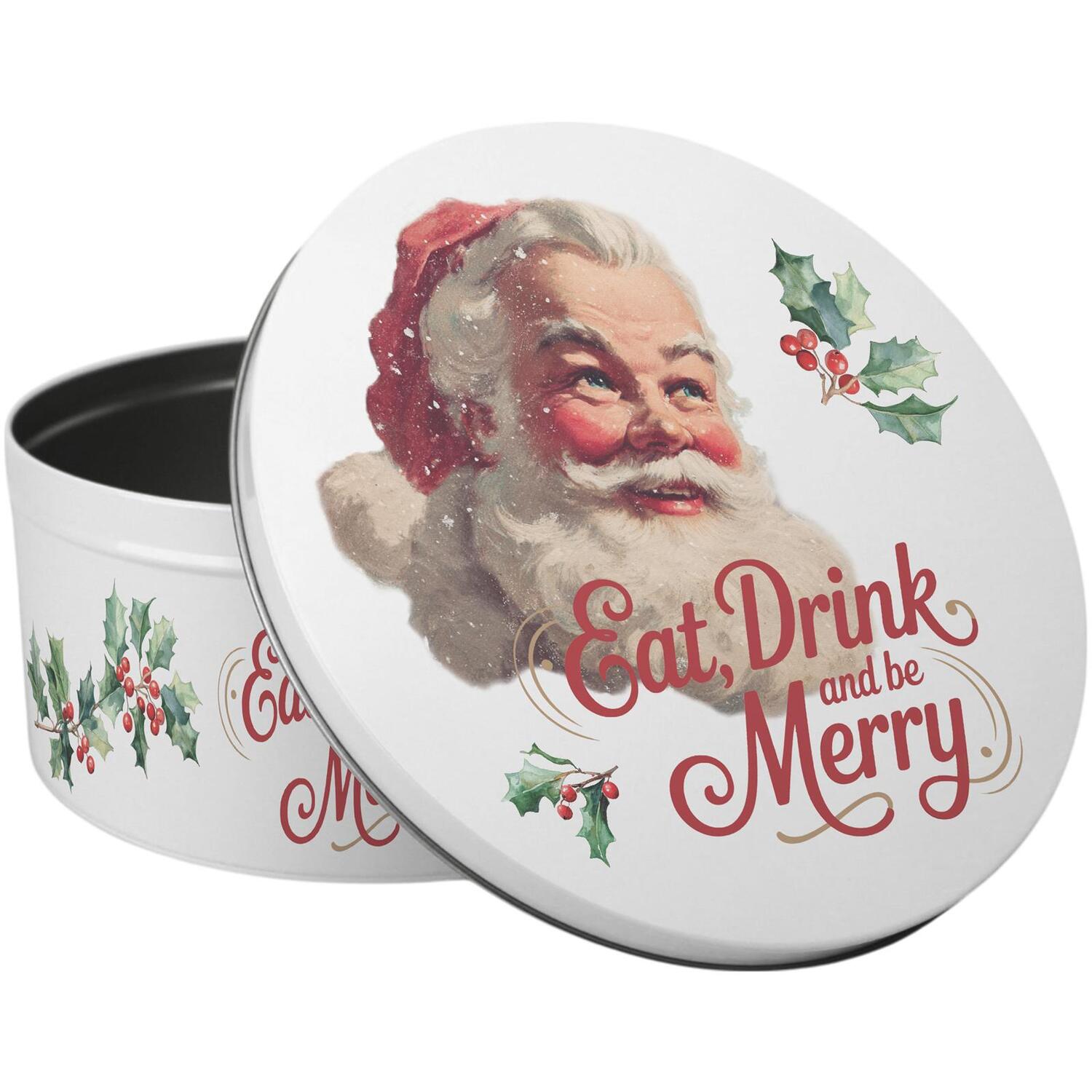 Image of Vintage Santa Claus Large Cake Tin&hellip;