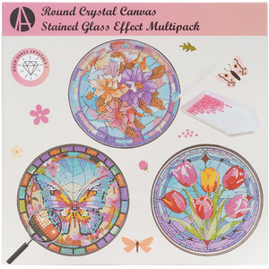 Crystal Canvas Stained Glass Effect Kit Multipack