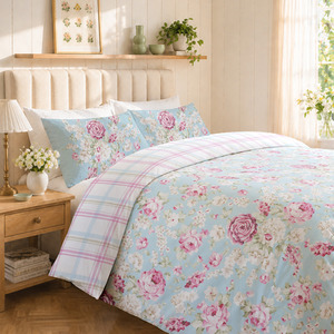 Reversible Stunning Floral Duvet Set