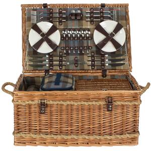 Rope Handled Ravenstor 6 Person Fitted Picnic Basket
