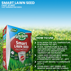 Westland Gro-Sure Smart Lawn Seed Fast Start 40m2