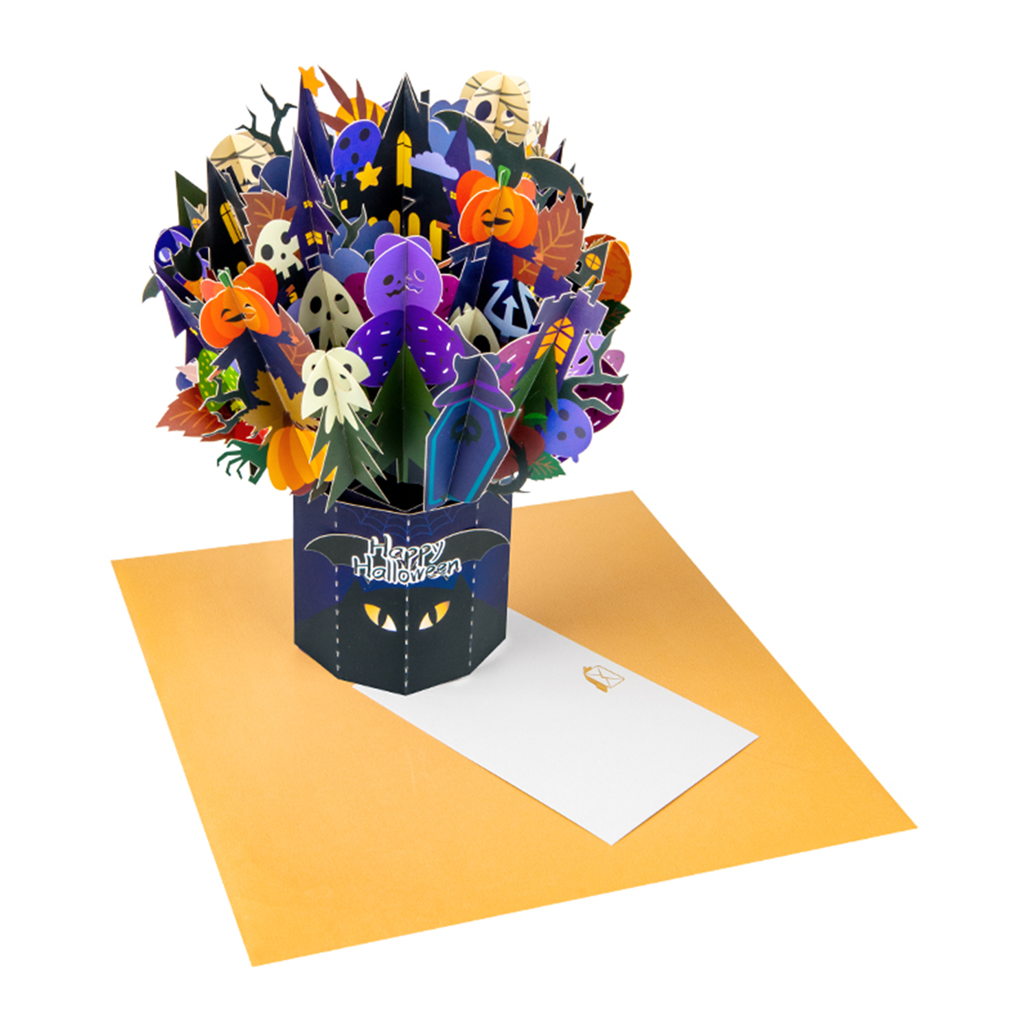 - Haunted Character Pot Pop Up Greeting Card - Image 2