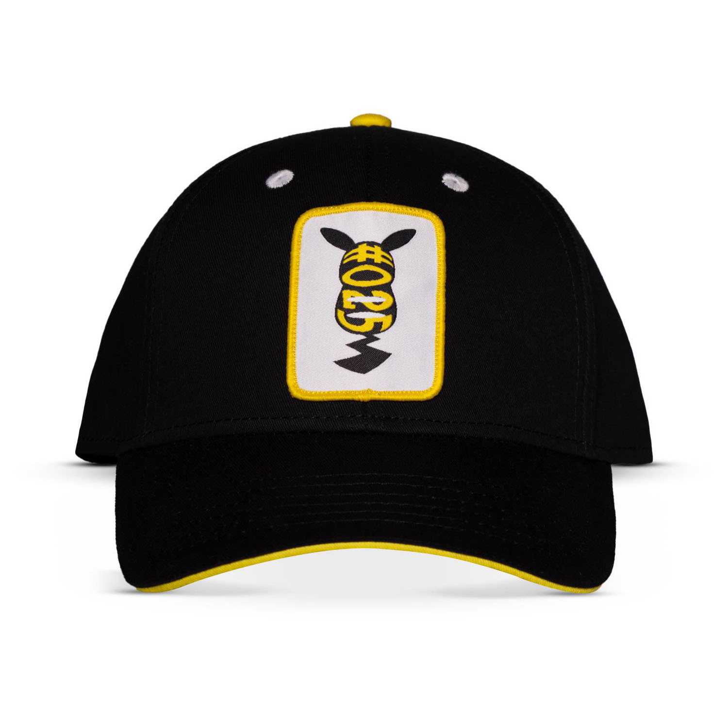 Pokemon Pikachu Woven Patch Adjustable Cap - Ba301432pok - Black - Image 3