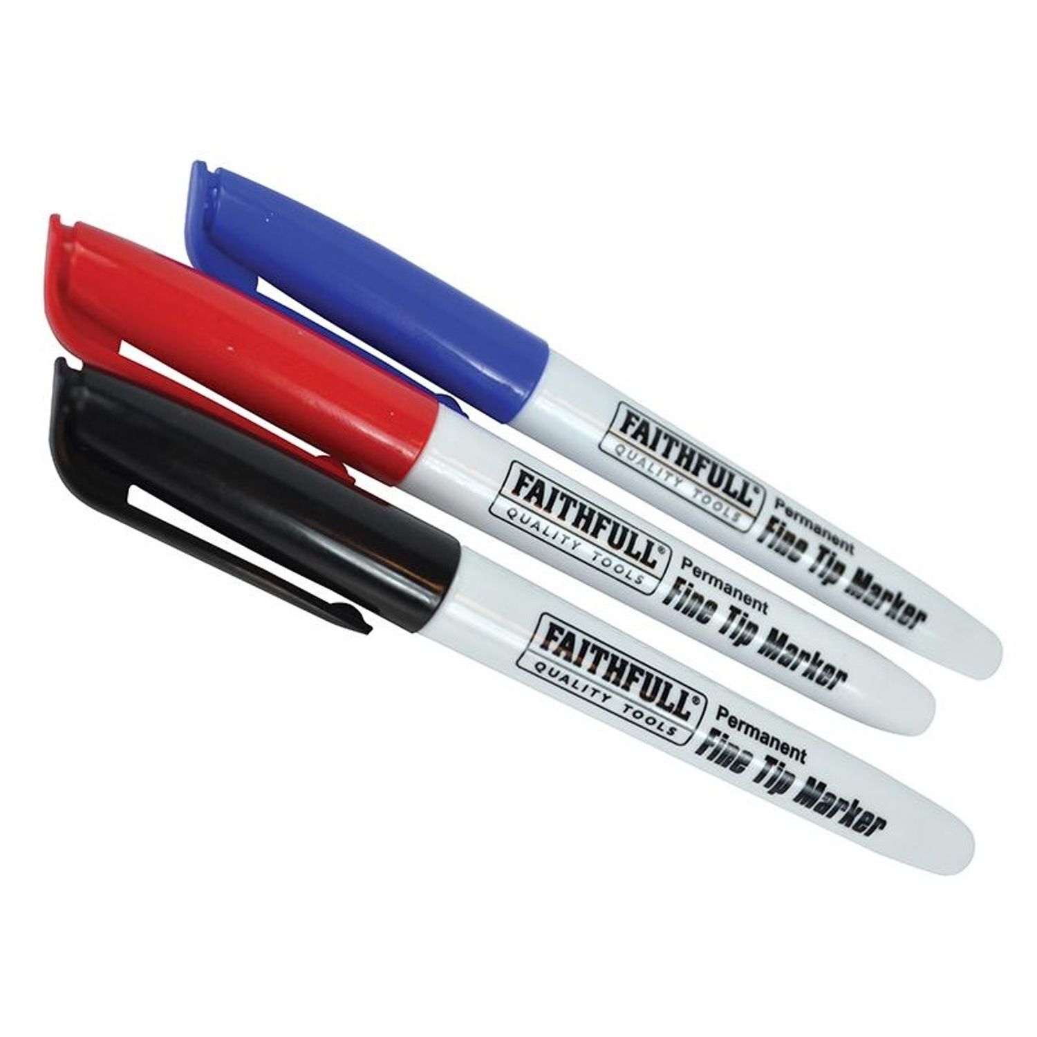 Faithfull Fibre Tip Marker Pen A - Multi Colour