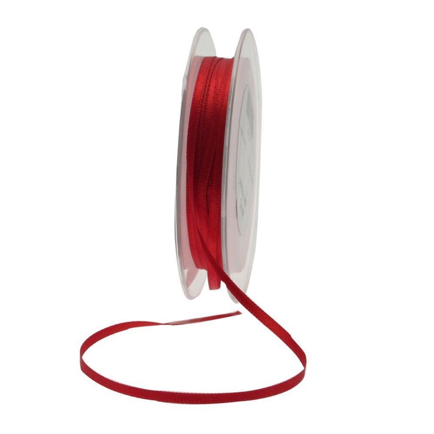 Kdmd Unisex Red 3Mm Deep Satin Ribbon 3 Pack - Image 2