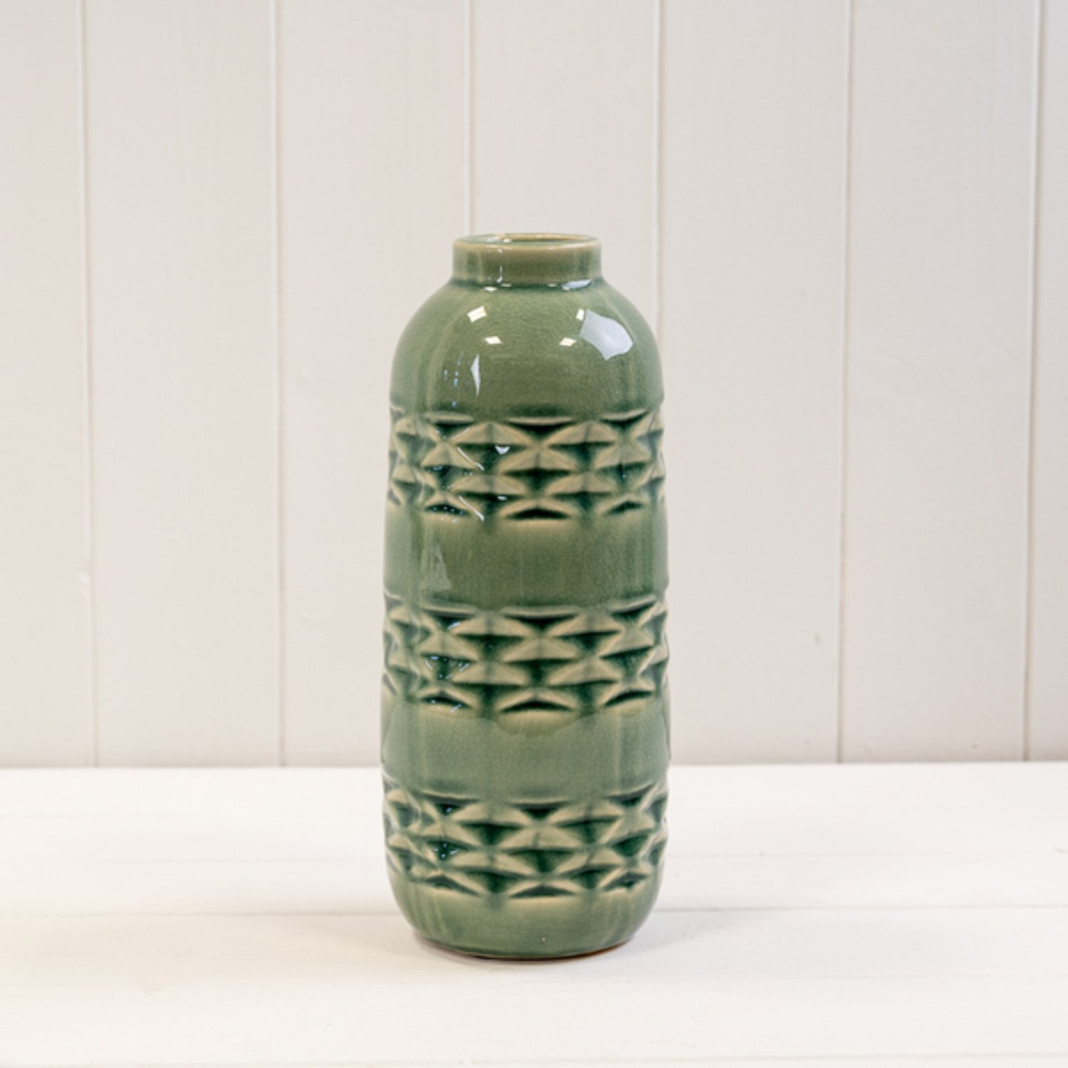  - Charming Green Ceramic Vase For Home Decoration - Image 3