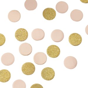 Pink and Gold Glitter Table Confetti