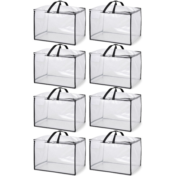 Sackmaker Heavy Duty Moving and Storage Bags  100 Litre  Clear
