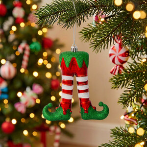 Set of 2 Elf Legs Decoration