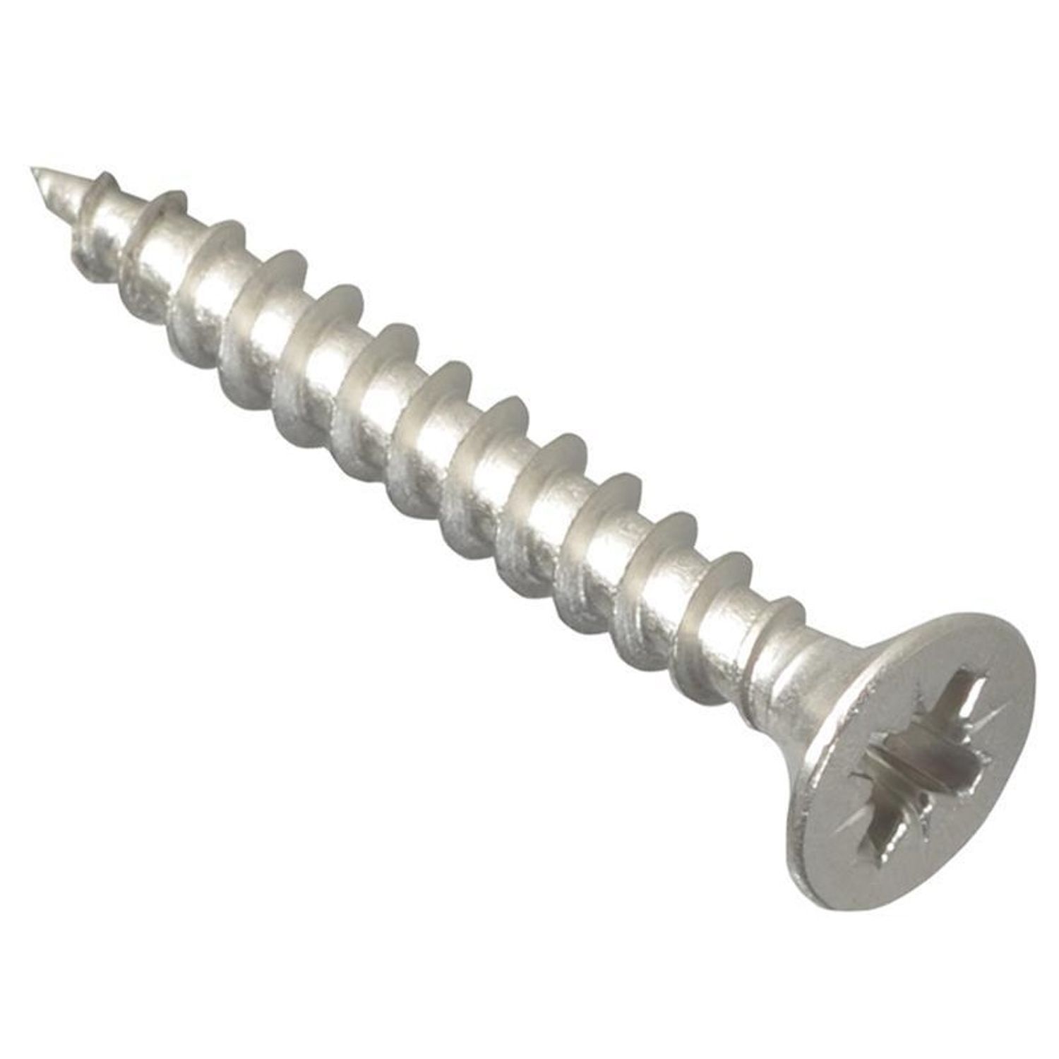 Forgefix Multi-Purpose Screws, Pozi, Csk, Stainless Steel I - Multi Colour